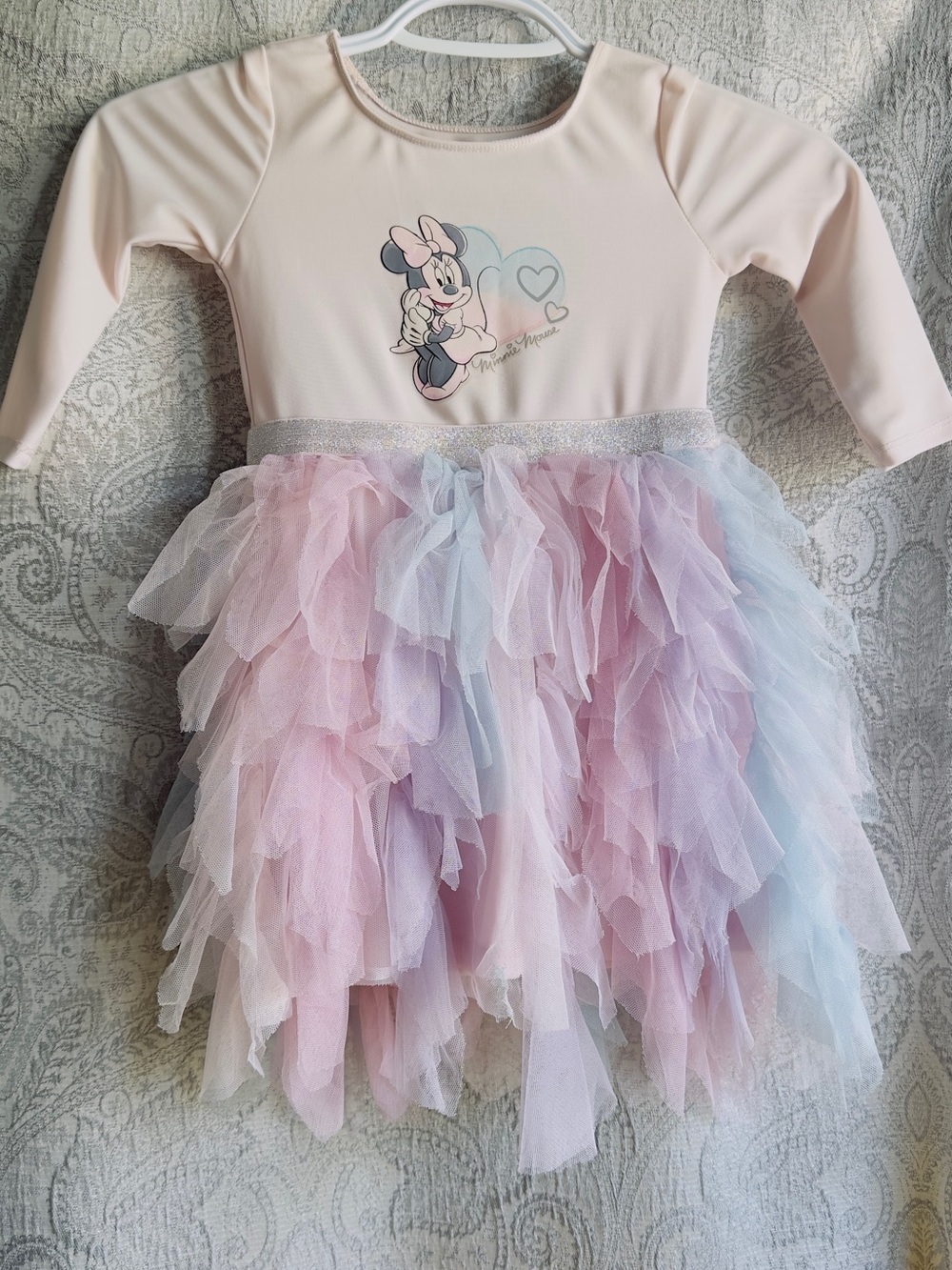 Disney Pastel Pink & Blue Minnie Mouse Tulle Dress Costume